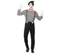 Boland - Costume Pantomime 6 pièces, costume pour fête à thème et carnaval, set de costume pour homme, taille M/L