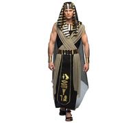 DÉGUISEMENT PHARAON ANUBIS ÉGYPTE ANTIQUE HOMME XL Noir L