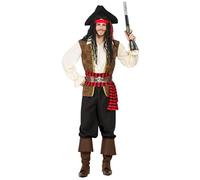 Boland - Costume Pirat Jones, 9 pièces, costume de carnaval pour une fête à thème, Halloween ou le carnaval, marin