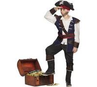 Boland costume pirate pirate Vince pirate garçons bleu foncé Donkerblauw G