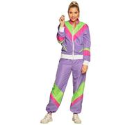 Boland - Costume pour Adulte Survêtement 80s avec Poches, Veste et Pantalon, Costume de Camping, Jogging, Costume d'assiduité, Style rétro, Costume de Groupe, fête à thème, Carnaval
