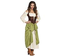 Boland - Costume pour Adultes Logeuse médiévale, Dame médiévale, Robe avec Chemisier, Jupon, Corsage, Carnaval, Halloween, fête à thème