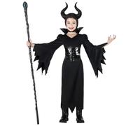 Boland - Costume pour Enfant Evil Queen, Ensemble Comprenant Une Capuche, Une Robe et Un Corset, Costume de Diable pour Halloween, Le Carnaval et Les soirées à thème