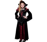Boland - Costume pour enfants reine des vampires, différentes tailles, robe avec collier, Halloween, déguisement pour enfants, fête à thème