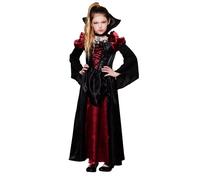 Boland - Costume pour enfants reine des vampires, différentes tailles, robe avec collier, Halloween, déguisement pour enfants, fête à thème