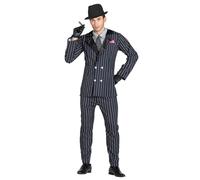 Boland - Costume Mafia Boss, 4 pièces, costume de carnaval pour une fête à thème, Halloween ou le carnaval, gangster
