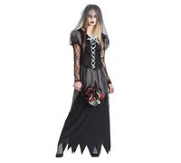 Boland - Costume Undead Bride pour Femmes, Ensemble de Costume de mariée d'horreur avec Robe et Voile pour Halloween, Le Carnaval et Les soirées à thème