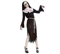 Boland - Costume Zombie Nonne pour adultes, costume de carnaval, set de costume pour Halloween, carnaval et fête à thème