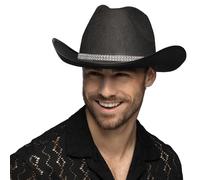 Boland - Cowboy Hat Daisy, Couvre-chef, Accessoire pour costumes western, Accessoires pour festival, carnaval ou enterrement de vie de garçon