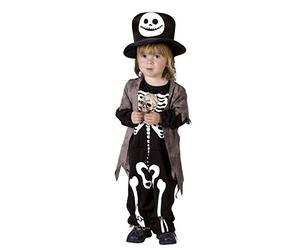 Boland - CS99912 - Déguisement - Costume Garçon Squelette, 3/4 Ans