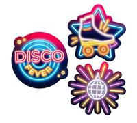 Boland - Décoration Disco Fever en Carton