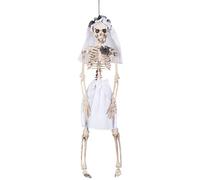 Boland Figurine décorative mariée squelette – Décoration fête Halloween/Carnaval à suspendre
