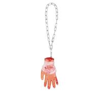 Boland - Décoration suspendue avec détails sanglants et chaîne, décoration d'Halloween pour les soirées à thème et les événements d'horreur