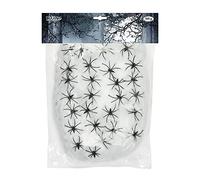 Boland Décoration Toile daraignée Blanche avec araignées 500 g Halloween