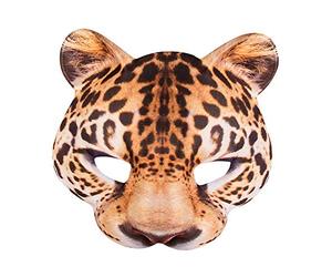Boland - Demi-masque, masque animalier avec impression réaliste et élastique, idéal pour les déguisements d'animaux pour le carnaval, Halloween ou une fête à thème
