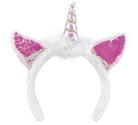 Boland - Diadème de Licorne pour Adultes, Bandeau avec Corne et Oreilles, Costume de Licorne, Costumes de Carnaval, Costumes de Conte de fées, Enterrement de Vie de Jeune Fille