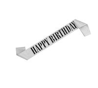 Boland - Echarpe argent Happy Birthday