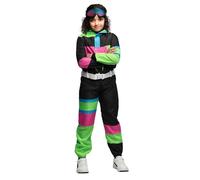 Boland - Ensemble de costume de ski des années 80 pour enfants, noir