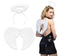 Boland - Ensemble de costume pour adulte, serre-tête et ailes, costume de carnaval pour soirée à thème, Halloween, carnaval, Noël