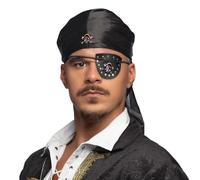 Boland - Ensemble de déguisement de pirate | Foulard et cache-œil pour le carnaval et les soirées à thème, costume de pirate