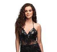 Boland - Festival Top, T-shirt, haut sexy pour la disco ou la fête, costume pour le carnaval et la fête à thème