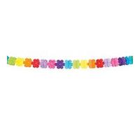 Boland 30623 - Banderole Guirlande flower power, Multicolor