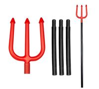 Boland - Fourche diable démontable en plastique pour adultes, rouge/noir, 112 cm, 00576