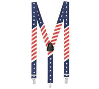 Boland - Bretelles, 1 pièce, spandex, caoutchouc, boucle en métal, patch en cuir, bretelles, motif, déguisement, costume, fête costumée, carnaval