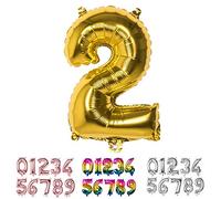 Boland Gold, Ballon, Ballon, Air, Anniversaire, Anniversaire, Fête de Vie Année Surprise Anniversaire Enfant Décoration