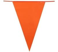 Boland - Guirlande de fanions XL orange, 25 mètres