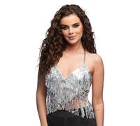 Boland – Festival Top T-shirt – Haut sexy pour disco, fête à thème et carnaval