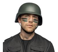 Boland - Helm Army, Casque militaire, Couvre-chef pour déguisement, Accessoires pour déguisements de carnaval, Carnaval, Fête à thème (Lot de 4)