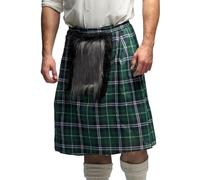 Boland - Jupe écossaise pour adultes, kilt pour costumes de carnaval, fête à thème, Halloween ou carnaval, costume écossais