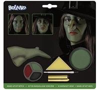 Boland Kit maquillage sorcière, Femmes, 45081, vert, Taglia unica