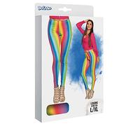 legging polyester stretch arc-en-ciel lgbt femme - boland 02334 Multicolore