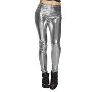 Boland Legging Glance - argent brillant stretch opaque pour dames