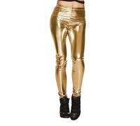 Boland – Leggings Glance – Or – Taille élastique – Polyvalent (Carnaval, fête déguisée)