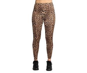Boland - Leggings léopard pour Femmes, Pantalon Stretch élastique à imprimé Animalier pour Costumes de Carnaval, fêtes foraines, Festivals et soirées à thème