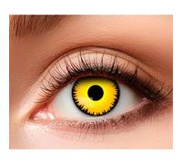 Boland - Lentilles de Contact à Motifs colorés, 2 pièces, sans Ordonnance, lentilles mensuelles pour 3 Mois, Carnaval, fête costumée, Halloween