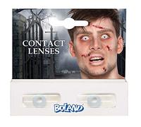 Boland - Lentilles de contact colorées à motifs, 2 pièces, lentilles mensuelles pour 3 mois, Carnaval, Fête à thème, Halloween, sans correction