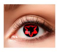 Boland - Lentilles de contact colorées sans correction, 2 lentilles de 3 mois, Carnaval, Fête à thème, Halloween