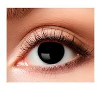 Boland lentilles de fête sorcière silicone noir 2 pièces Zwart