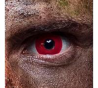 Boland - Lentilles de contact colorées sans correction, 2 pièces Lentilles hebdomadaires, Carnaval, Fête à thème, Halloween