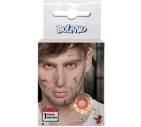 Boland lentilles de contact en silicone rouge/brun 2 pièces Bruin G