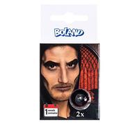 Boland - Lentilles de Contact Motif coloré, 2 pièces, lentilles Semaine sans Ordonnance, Port journalier, Carnaval, soirée déguisée