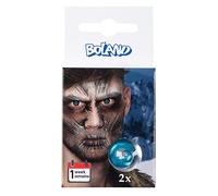 Boland - Lentilles de Contact Motif coloré, 2 pièces, lentilles Semaine sans Ordonnance, Port journalier, Carnaval, soirée déguisée