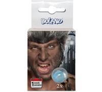 Boland lentilles de fête loup-garou silicone bleu 2 pièces Blauw G