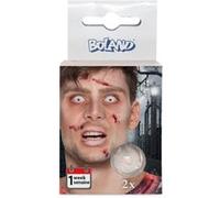 Boland Lentilles de contact colorées sans correction 2 lentilles hebdomadaires Carnaval, Halloween
