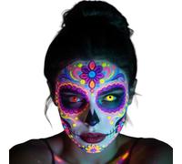 Boland - Lentilles UV Flash mensuelles sans correction, x2 | Lentilles colorées, brillent sous lumière noire, Halloween, carnaval, cosplay et soirée à thème
