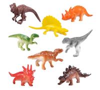 Boland Lot de 8 dinosaures - 7 x 2 cm - Décoration d'anniversaire d'enfant